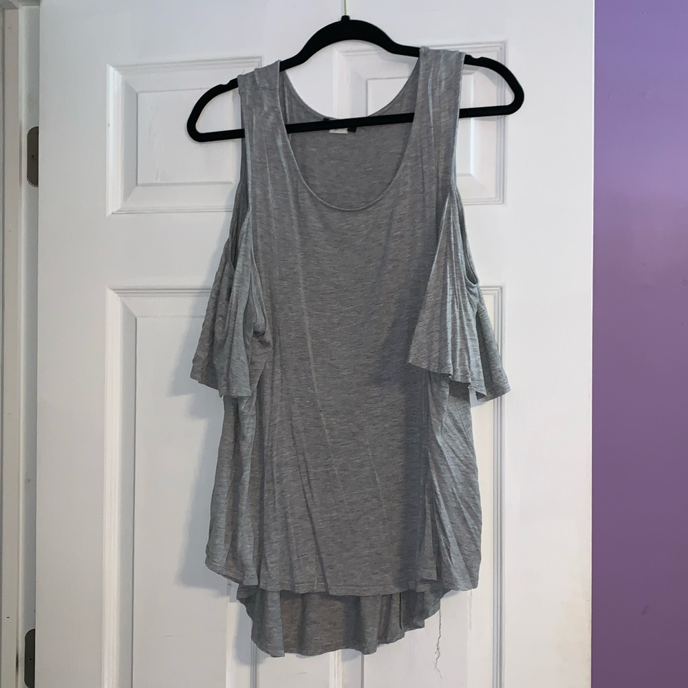 cold shoulder t shirt